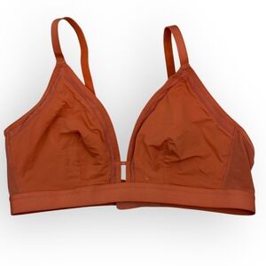 All.You. LIVELY‎ Bralette Size 2 Copper Orange Wireless Bra Comfort Lingerie